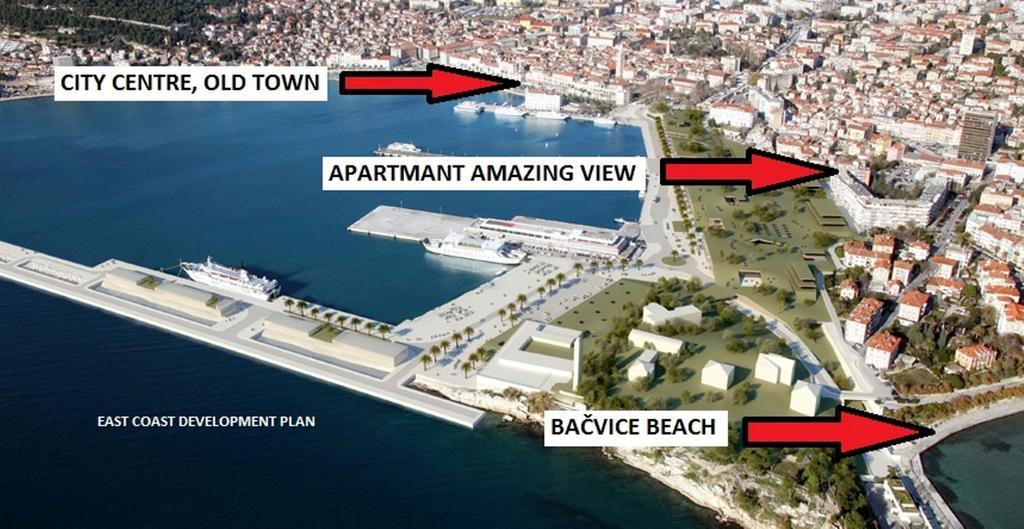 Apartment Amazing View Split Szoba fotó